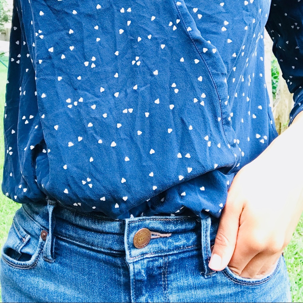 Loft Modern Skinny Ankle High Waist Jeans